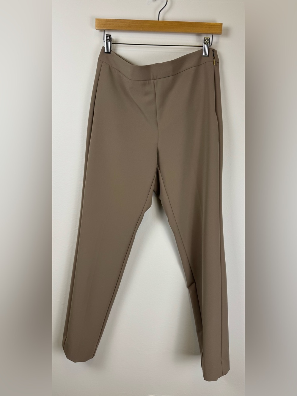 Donna Karan New York Taupe Stretch Dress Pants Women's Sz 8 Career Office - Picture 2 of 14